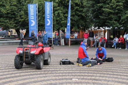 Fragment pokazu ratowników GOPR