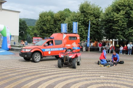 Fragment pokazu ratowników GOPR