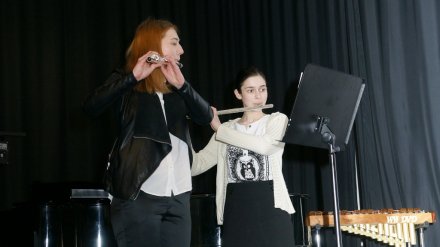 Koncert na flecie uczennic Ogniska