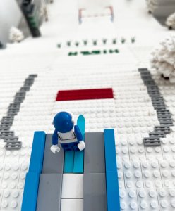 Skocznia z klocków Lego