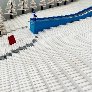 Skocznia z klocków Lego
