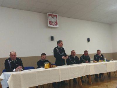 Tomasz Bujok Burmistrz Miasta jednocześnie Prezes Zarządu Powiatowego ZOSP RP w Cieszynie