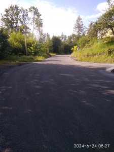 ul. Sportowa po remoncie