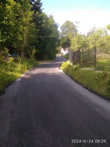 ul. Sportowa po remoncie