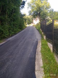 ul. Sportowa po remoncie