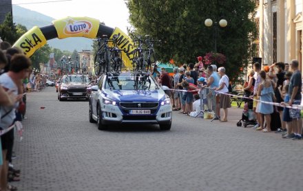 Wozy techniczne na deptaku