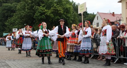 Zespół z Wrocławia na placu Hoffa