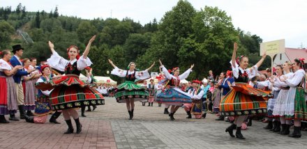 Zespół z Wrocławia na placu Hoffa