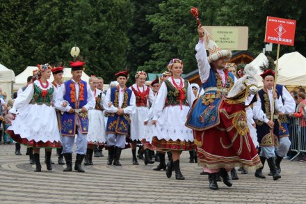 Porębianie podczas korowodu