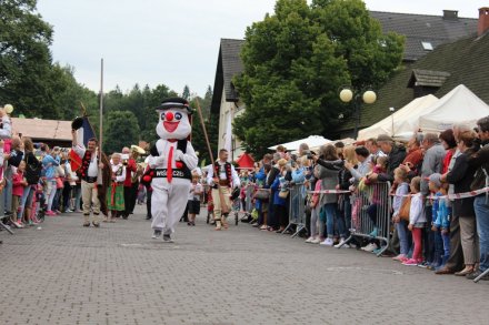 Wiślaczek na głownym deptaku