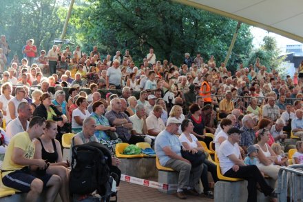 Publiczność w amfiteatrze