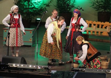 Występ zespołu "Zornica" z Zakopanego