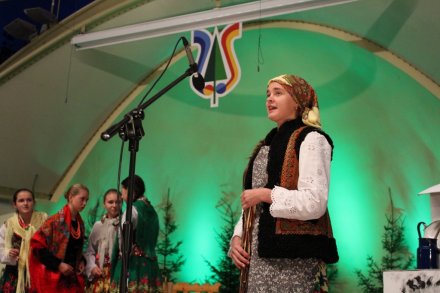 Występ zespołu "Zornica" z Zakopanego