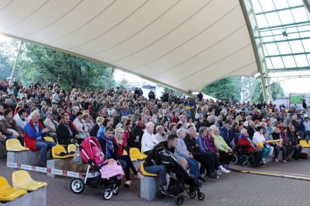 Widownia w amfiteatrze