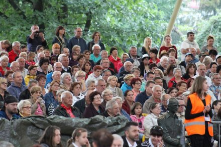 Widownia w Amfiteatrze im. Stanisława Hadyny