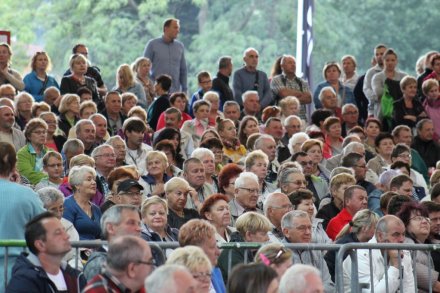 Widownia w Amfiteatrze im. Stanisława Hadyny