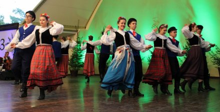 Występ zespołu "Bystry" z Augustowa