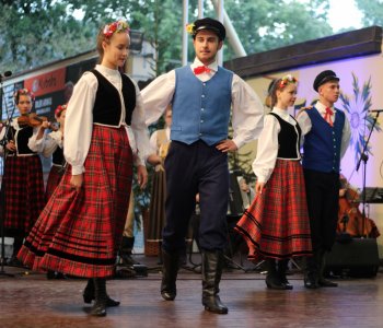 Występ zespołu "Bystry" z Augustowa