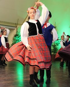 Występ zespołu "Bystry" z Augustowa