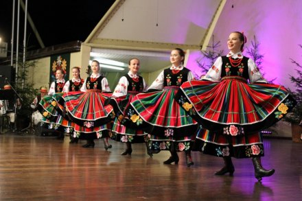 Fragment występu zespołu "Sokołowianie"