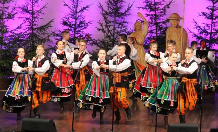 Fragment występu zespołu "Sokołowianie"