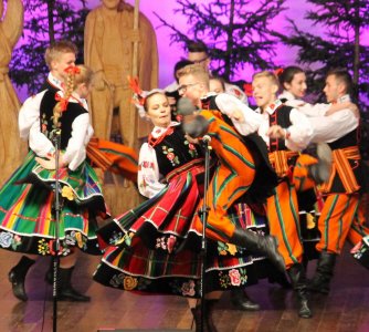 Fragment występu zespołu "Sokołowianie"