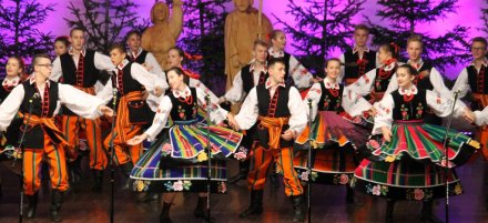 Fragment występu zespołu "Sokołowianie"