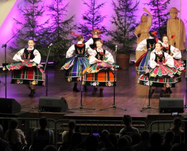 Fragment występu zespołu "Sokołowianie"