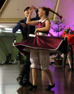 Fragment występu zespołu "Sokołowianie"