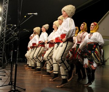Fragment występu zespołu z Serbii