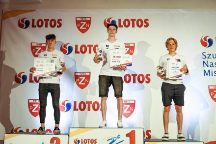 Kacper Juroszek na 1 stopniu podium, Arkadiusz Jojko na 3 stopniu podium