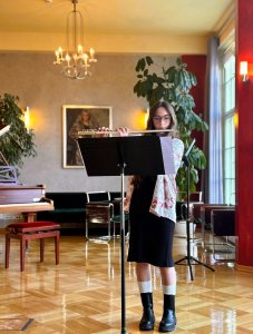 Koncert uczniów Społecznego Ogniska Muzycznego w Wiśle w Rezydencji Prezydenta RP
