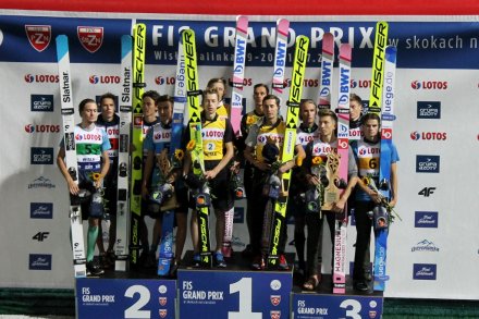 Skoczkowie na podium