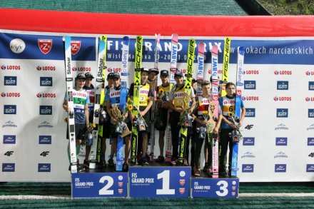 Skoczkowie na podium