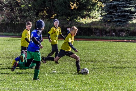 Fragment meczu Wiślańskie Orły - LKS Kończyce Małe