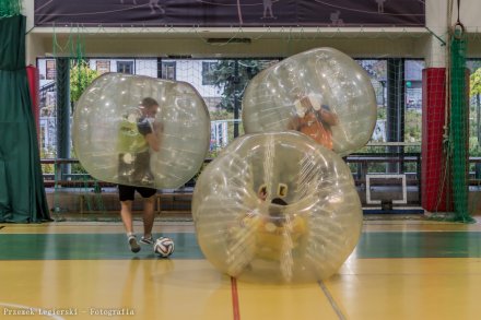 Fragment meczu bubble football