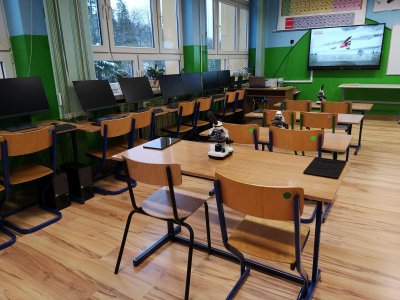 Wyposażenie pracowni w SP nr 2 w Wiśle