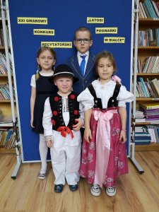 Wyróżnione dzieci z oddziału przedszkolnego