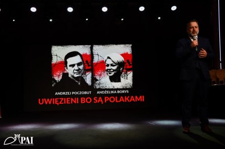 Moment poświęcony uwięzionym ze Związku Polaków na Białorusi