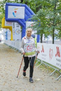 Agata Michałek z Hotelu Gołębiewski na trasie