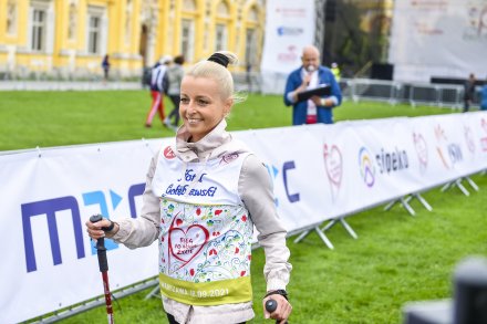 Na trasie Agata Michałek z Hotelu Gołębiewski