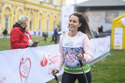 Wiślańska sztafeta podczas biegu
