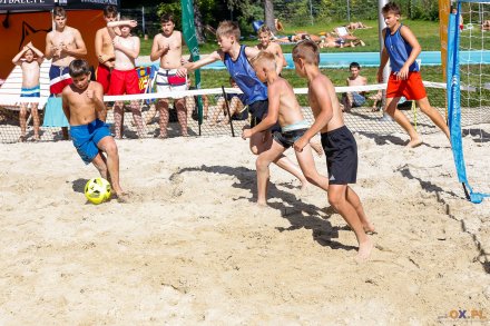Turniej plażowej piłki nożnej na Basenach Wisła