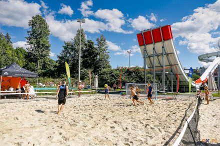 Turniej plażowej piłki nożnej na Basenach Wisła