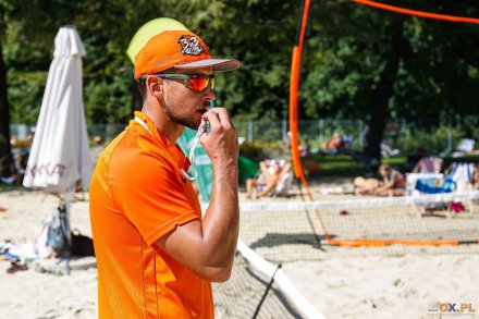 Turniej plażowej piłki nożnej na Basenach Wisła