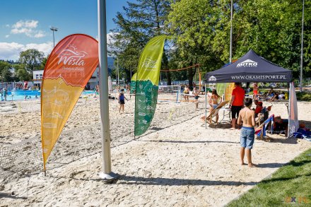 Turniej plażowej piłki nożnej na Basenach Wisła