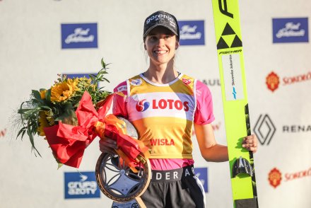 Ursa Bogataj - druga w niedzielę /fot. Tadeusz Mieczyński/skijumping.pl