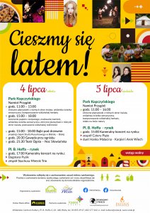 Plakat "Cieszmy się latem!"