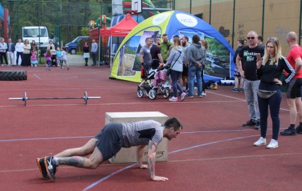 Pompki w wykonaniu jednego z uczestników