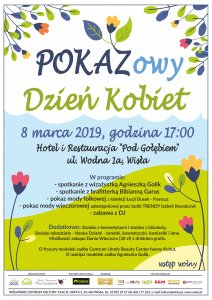 Plakat dotyczący Dnia Kobiet